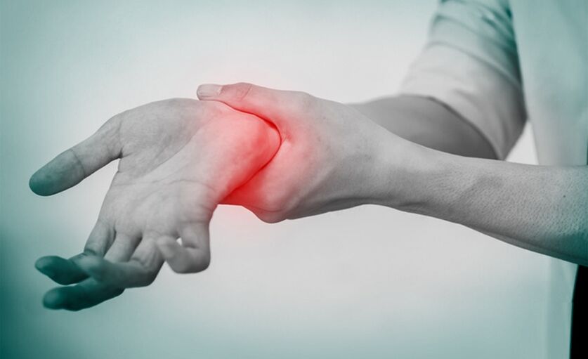 a csuklóízület arthrosisából eredő fájdalom